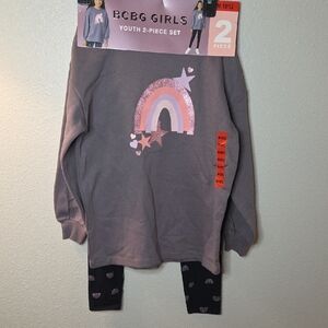 BCBGirls Pink and Gray Kids Matching Set